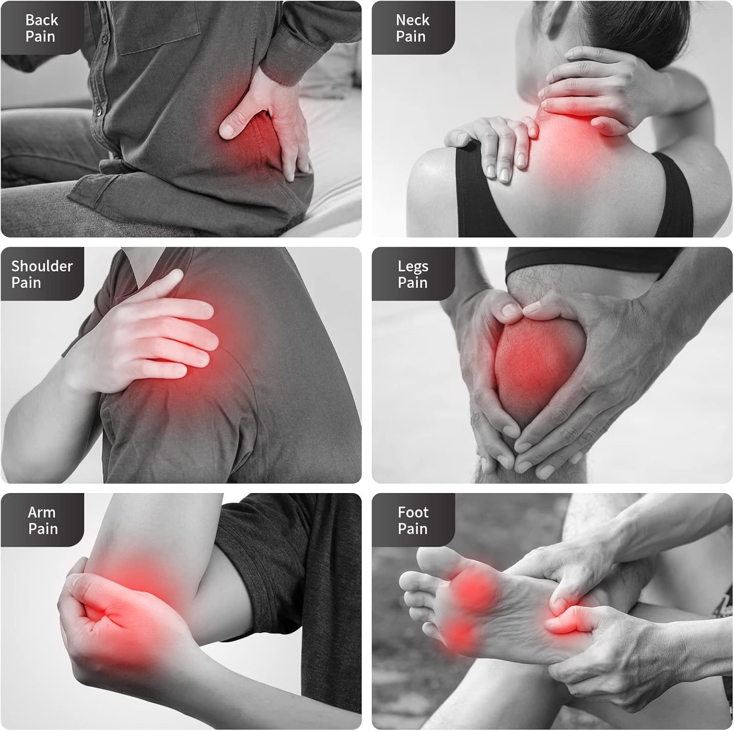 Relaxa™ 3D Shiatsu Neck Massager – Deep Tissue Kneading with Heat for Neck, Back, Shoulder & More