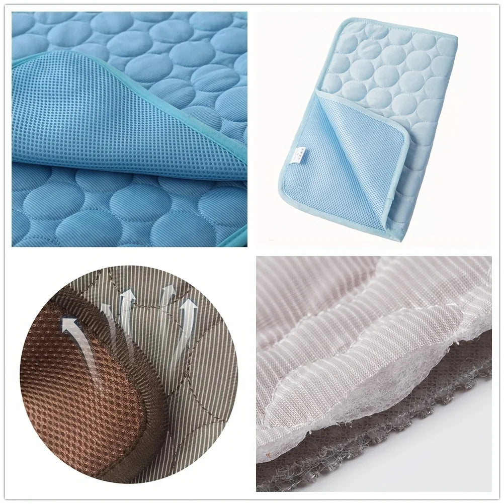 ChillPaws™ Cooling Mat – XL Summer Bed for Dogs & Cats, Durable & Comfy