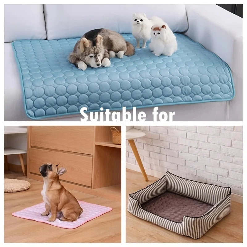 ChillPaws™ Cooling Mat – XL Summer Bed for Dogs & Cats, Durable & Comfy