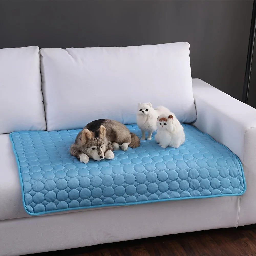 ChillPaws™ Cooling Mat – XL Summer Bed for Dogs & Cats, Durable & Comfy