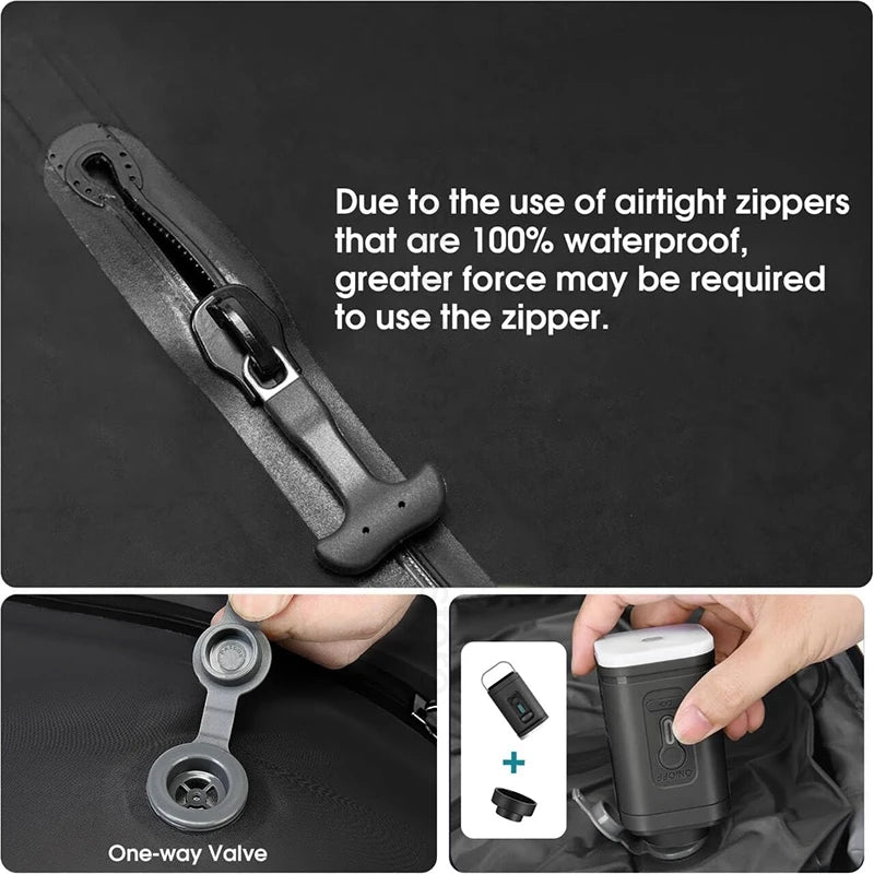 PackMate™ Travel Vacuum Bags – Compression Cubes for Clothes & Suitcases