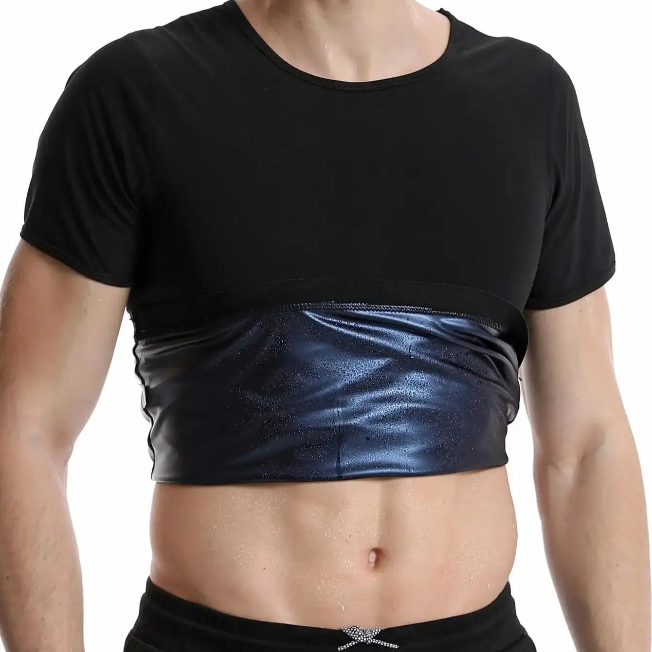 SweatCore™ Men’s Sauna Vest – Heat-Trapping Compression Shaper for Workouts & Waist