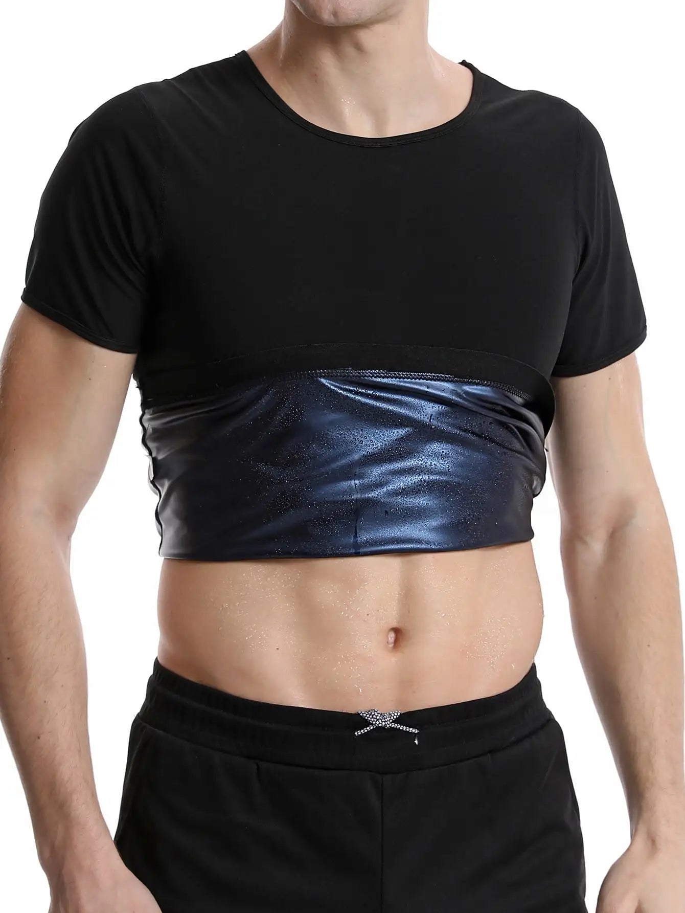 SweatCore™ Men’s Sauna Vest – Heat-Trapping Compression Shaper for Workouts & Waist