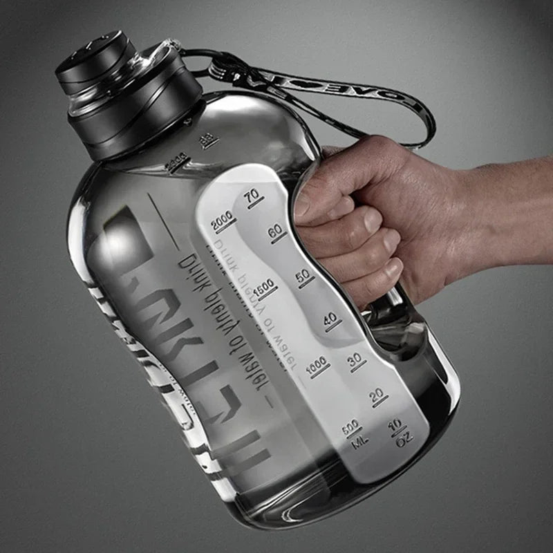 HydroMax™ Sports Water Bottle – 1.7L/2.7L Large-Capacity Gym & Outdoor Kettle for Men
