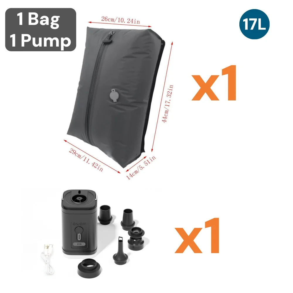 PackMate™ Travel Vacuum Bags – Compression Cubes for Clothes & Suitcases