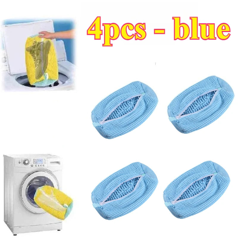 ShoeShield™ Wash & Dry Bag – Soft Fiber, Machine Washable, Adjustable Strap