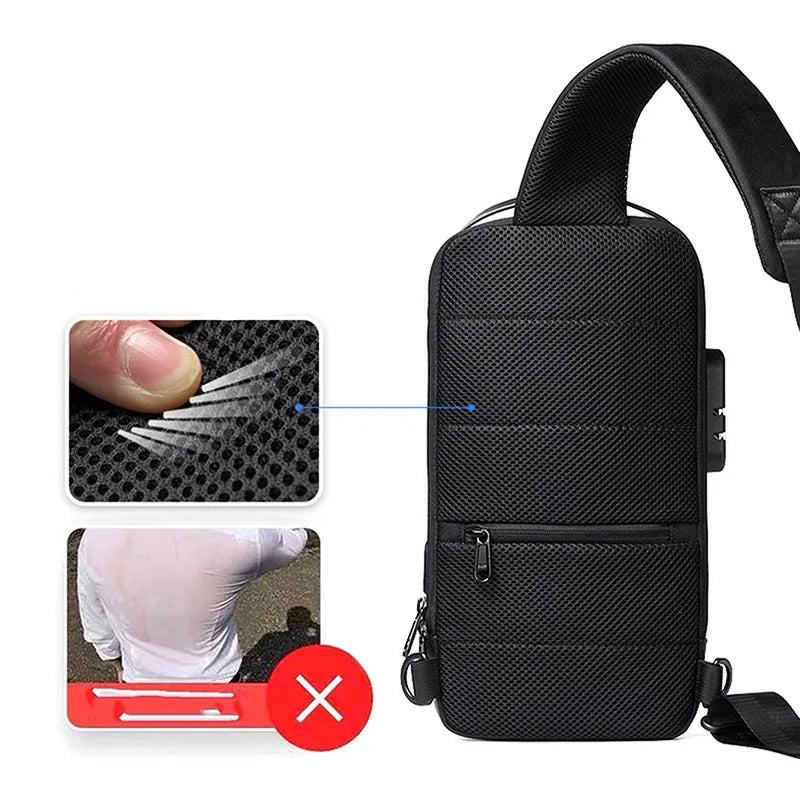 CrossGuard™ Anti-Theft USB Travel Bag – Waterproof & Versatile