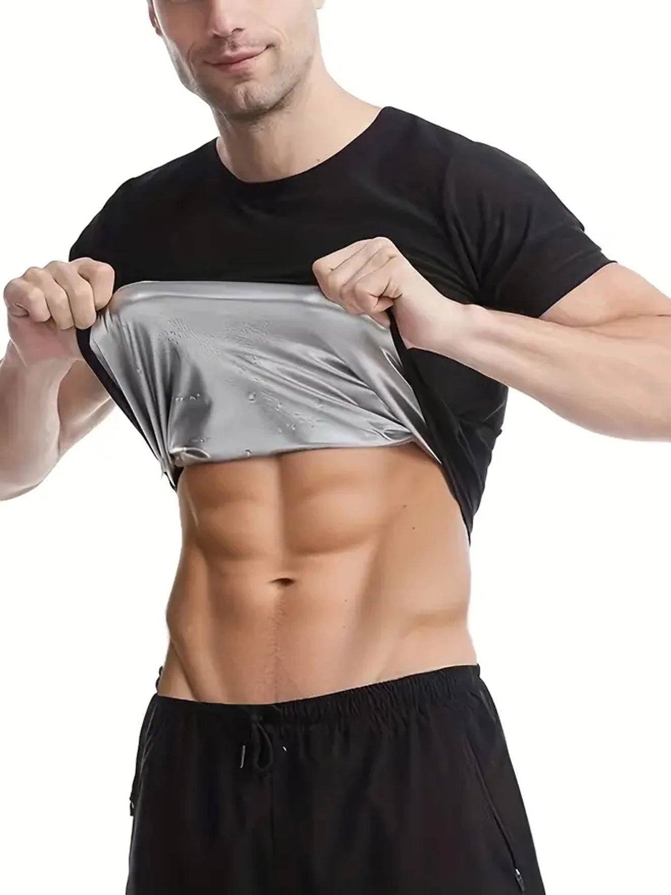 SweatCore™ Men’s Sauna Vest – Heat-Trapping Compression Shaper for Workouts & Waist