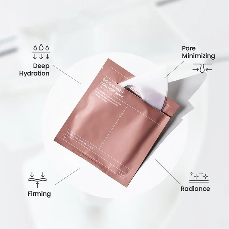 Bio Collagen™ Hydrating Face Mask – Deep Moisture, Brightening & Skin Refresh (1/5/10/20 Pack)