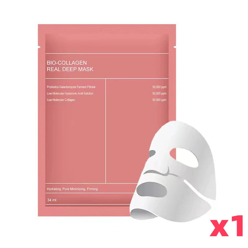 Bio Collagen™ Hydrating Face Mask – Deep Moisture, Brightening & Skin Refresh (1/5/10/20 Pack)