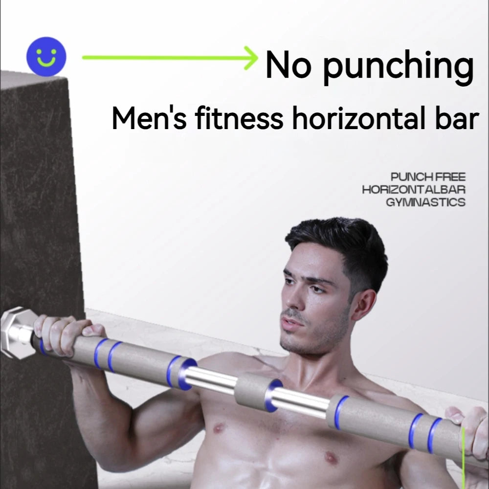 FlexBar™ Telescopic Pull-Up Bar – Adjustable, Non-Slip Home Gym Door Trainer for Men & Women