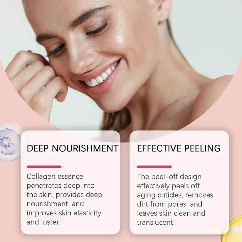 Korean Collagen™ Overnight Mask – Deep Hydration & Peel-Off Night Care Cream (75ml)