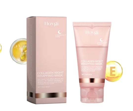 Korean Collagen™ Overnight Mask – Deep Hydration & Peel-Off Night Care Cream (75ml)