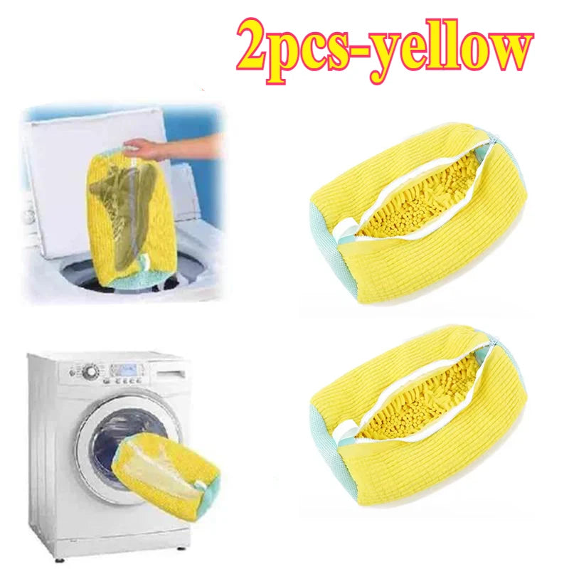 ShoeShield™ Wash & Dry Bag – Soft Fiber, Machine Washable, Adjustable Strap